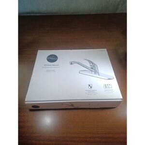 Project Source Chrome 1-Handle Low-Arc Kitchen Faucet 0756561 Open Box